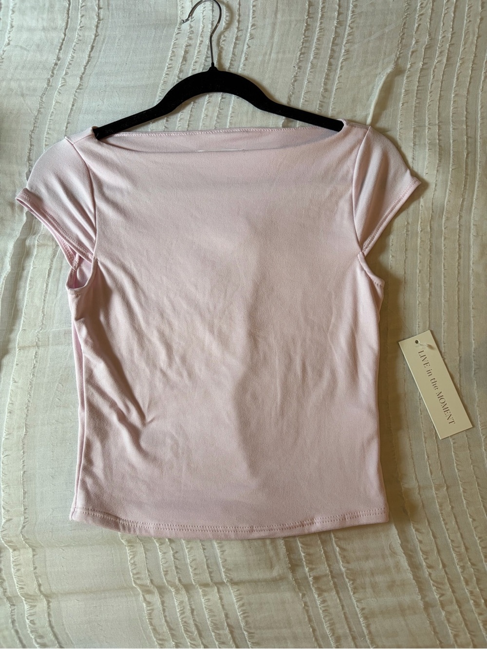 T.J.Maxx Light Pink Boatneck Tank Top
